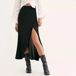 Free People Smoke and Mirrors MIDI Skirt